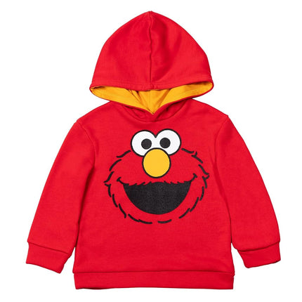 Sesame Street Elmo Sweat-shirt à capuche en molleton pour tout-petits garçons 2T