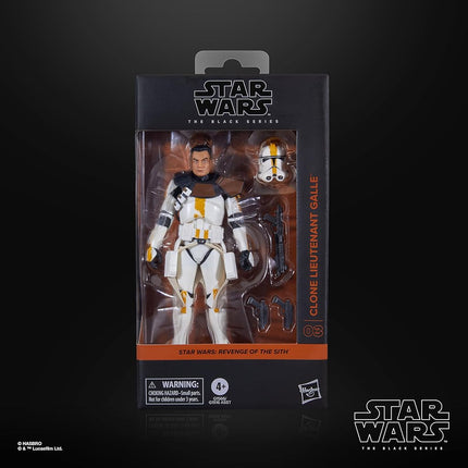 Star Wars The Black Series Clone Lieutenant Galle, Star Wars: Revenge of The Sith Premium Collectible 6 Inch Action Figure