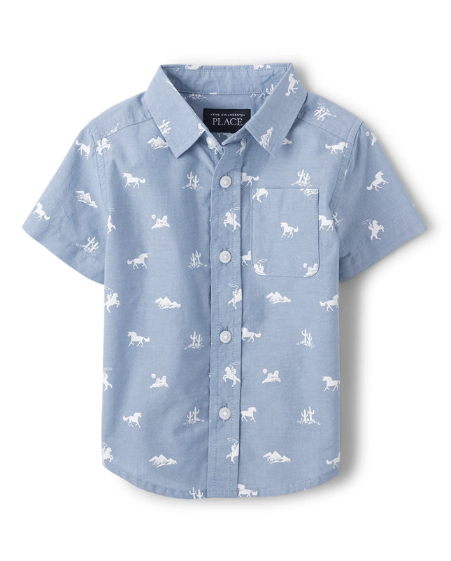 The Children's Place Boys' and Toddler Short Sleev