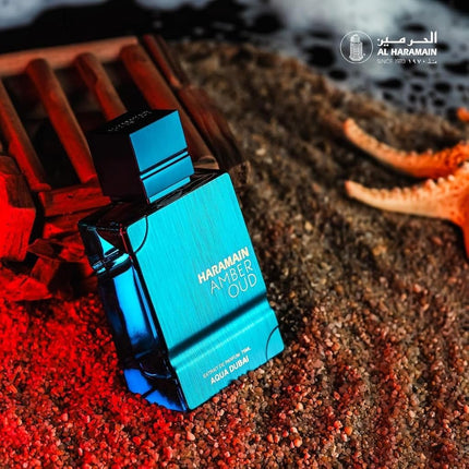Amber Oud - Aqua Dubai by Al Haramain for Men - 3.33 oz Extrait De Parfum Spray