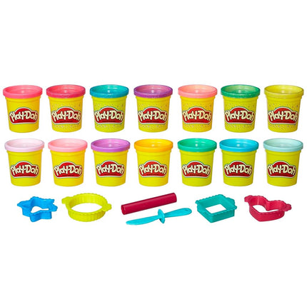 Play-Doh Sparkle and Bright 14 Pack, Non-Toxic Modeling Compound, 3-Oz Cans, Back to School Classroom Supplies, Preschool Toys, Ages 3+ (Amazon Exclusive)