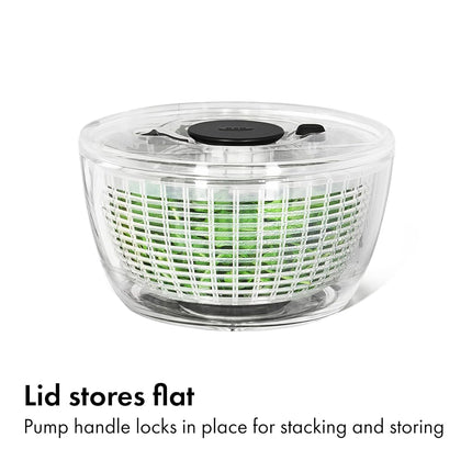 OXO 1045409BL Good Grips Little Salad & Herb Spinner Small