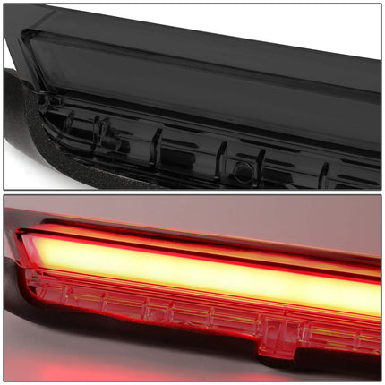 DNA Motoring 3BL-STC11-3D-LED-SM Rear Center Trunk Lid 3D LED Bar 3rd Tail Brake Light Replacement