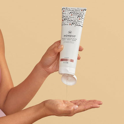 Honest Mamas Gotta Glow Face plus Body Wash For Kids 8 oz Body Wash