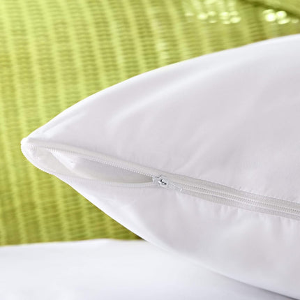 AllerEase Cotton Allergy Protection Pillow Protector, Set of 2