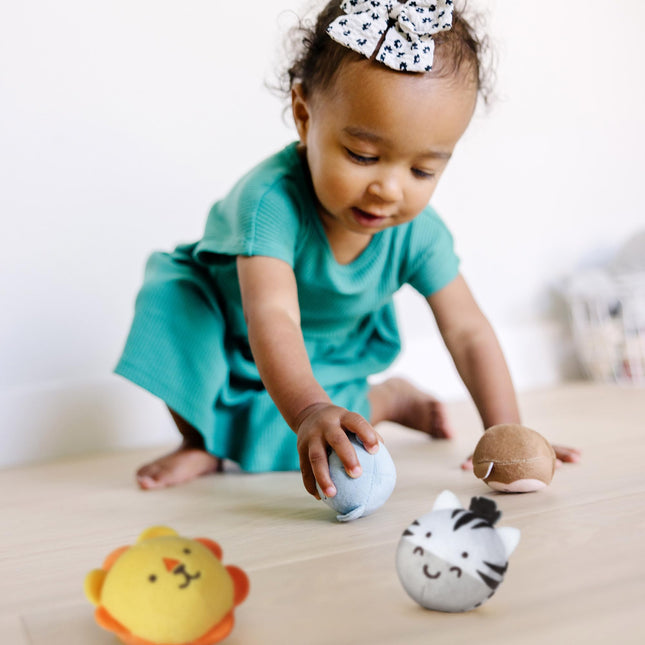Melissa & Doug Rollables Safari Friends Infant and Toddler Toy, Developmental Toy for Toddlers, 0+, Gift for Baby Boys or Baby Girls, Multicolor
