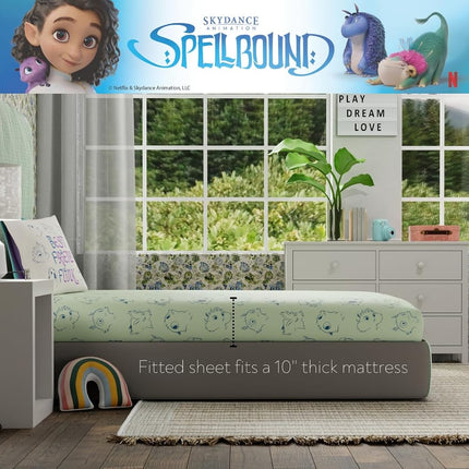 Franco Spellbound Kids Bedding Super Soft Microfiber Comforter and Sheet Set, 4 Piece Twin Size, (Officially Licensed Product)