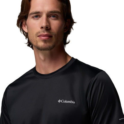 Columbia Men's Hike Crewneck Short Sleeve T-Shirt Black