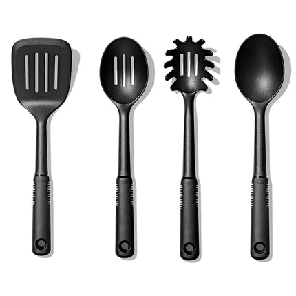 OXO Good Grips 4-Piece Nylon Tool Set, Black