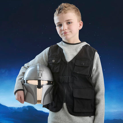 Star Wars The Mandalorian Electronic Mask with Phrases & Sound Effects, Costume for Children, Toys for Boys & Girls Ages 5+