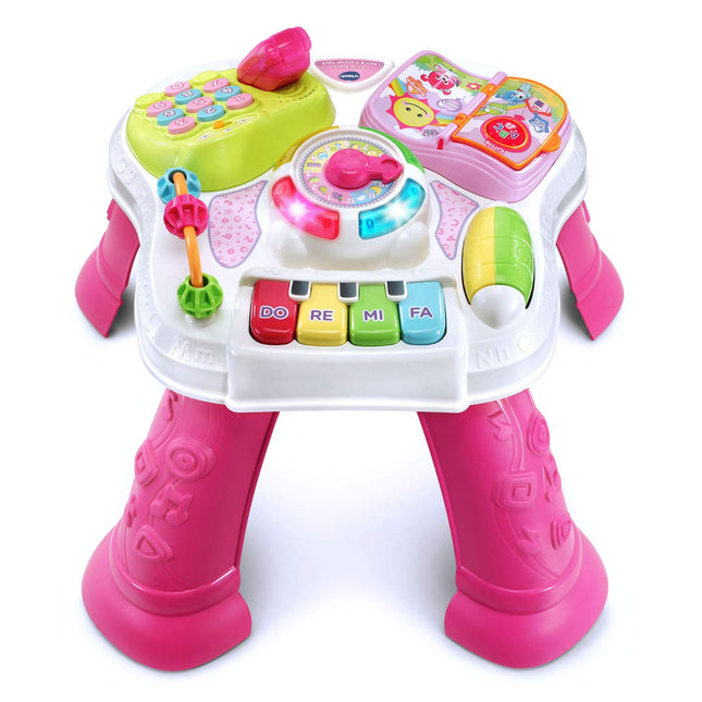 (Pink) - VTech Sit-To-Stand Learn & Discover Table