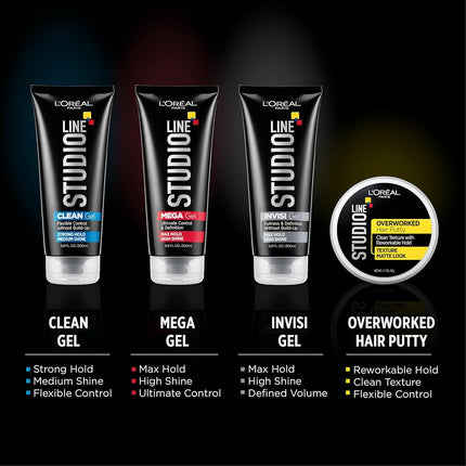 L'oreal LOreal Studio Line Overworked Hair Putty, 1.7 oz