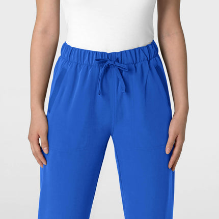WonderWink Womens Renew Women's Jogger Scrub Pant, Royal, XXX-Large Petite
