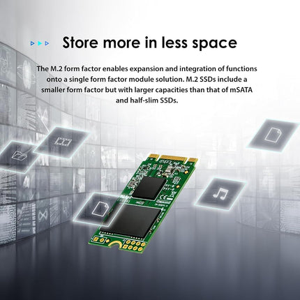 Transcend MTS420S 120GB M.2 2242 SATA III 6Gb/s SSD, Read/Write up to 500/350 mb/s with 3D NAND Flash TS120GMTS420S