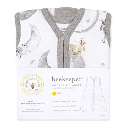 Manta usable Burt's Bees Baby Beekeeper para bebés, 100% algodón orgánico unisex, para niña, niño, saco de transición para envolver - Ligero 0.5 TOG o peso medio 1.5 TOG - Ropa de dormir esencial para recién nacidos,