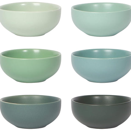 Now Designs Leaf Ceramic Pinch Bowl Set, Mini Bowl
