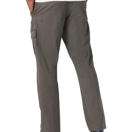 Wrangler Authentics Men's Stretch Cargo Pant Casual, Olive Drab, 33W / 32L