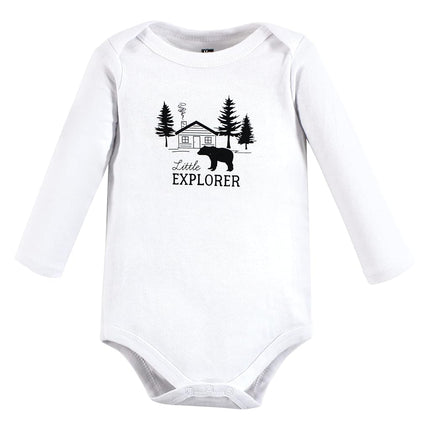 Hudson Baby body bébé à manches longues en coton pour petites filles, motif Hugasaurus, 12-18 mois