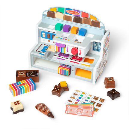 Melissa & Doug Wooden Chocolate Factory Pretend Pl