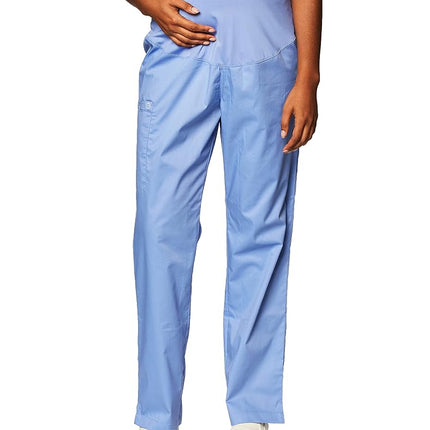 Wink Women's Wonderwork Maternity Pant, Ceil Blue,