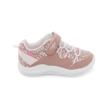 OSHKOSH B'GOSH Unisex-Child Cycla Sneaker, Mauve, 12 Little Kid