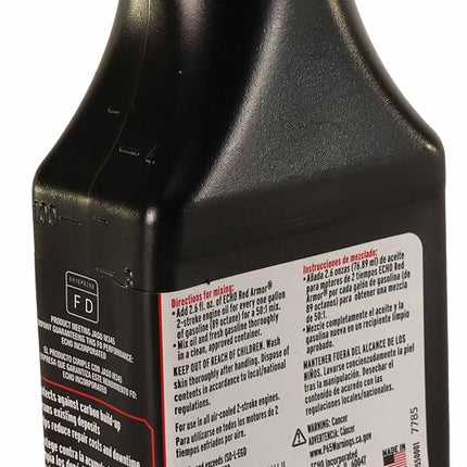 Echo OEM 2.6 oz Red Armor 2-Cycle Engine Oil 6-Pack 6550001