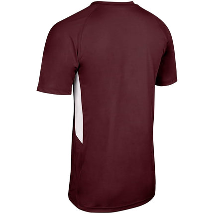 CHAMPRO Jersey de sóftbol femenino Check Fastpitch, granate, blanco, XXG