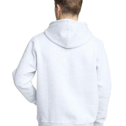 Champion Men's, Powerblend, Fleece Comfortable Hoodie, Sweatshirt (Reg. Or Big & Tall), Oxford Gray C Logo, XL