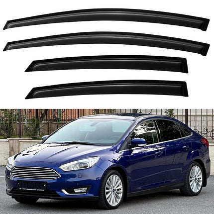 Window Visors Rain Guards Shield for 2012-2018 For
