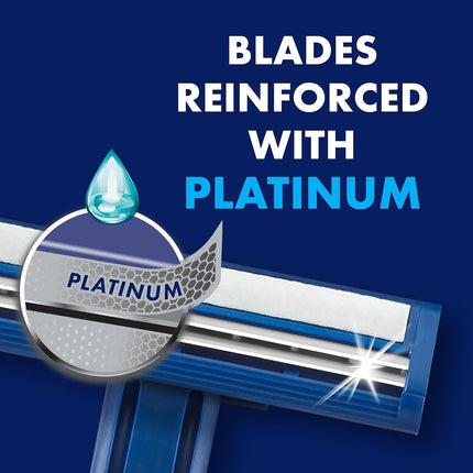Gillette Sensor2 Disposable Razors for Men, Water Activated Lubrastrip to Help Avoid Skin Irritation, 18 count