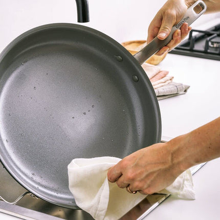GreenPan Chatham Hard Anodized Healthy Ceramic Nonstick, 8" Frying Pan Skillet, PFAS-Free, Dishwasher Safe, Oven Safe, Gray
