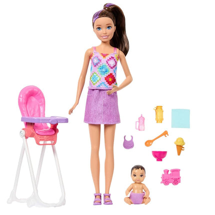 ​Barbie Skipper Babysitters Inc. Playset with Brun