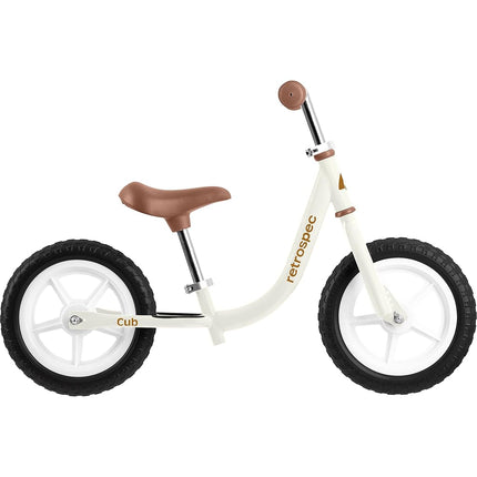 Retrospec Cub 2 Toddler 12" Balance Bike, 18 Months - 3 Years Old, No Pedal Beginner Kids Bicycle for Girls & Boys, Flat-Free Tires, Adjustable Seat, & Durable Frame
