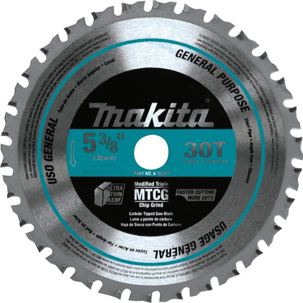 Makita A-95037 TCT Saw Blade 5-3/8-inch by 5/8-inch by 30T