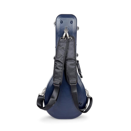 Crossrock ABS Molded Case for A-Style Mandolin with Removable Shoulder Straps-Blue (CRA862MABL)