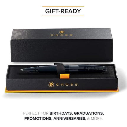 Cross Edge Matte Black Lacquer Gel Rollerball Pen
