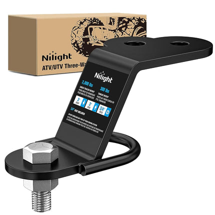 Nilight ATV/UTV Three-Way Hitch 3500lbs Three-Way 