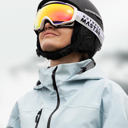 OutdoorMaster Ski Goggles with Cover Snowboard Snow Goggles OTG Anti-Fog for Men Women