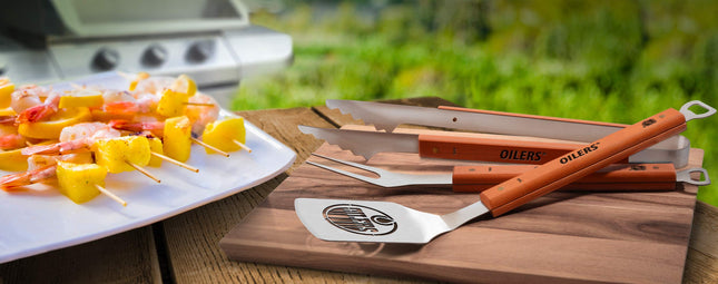 Sportula Products Edmonton Oilers Sportula 3-Piece BBQ Set