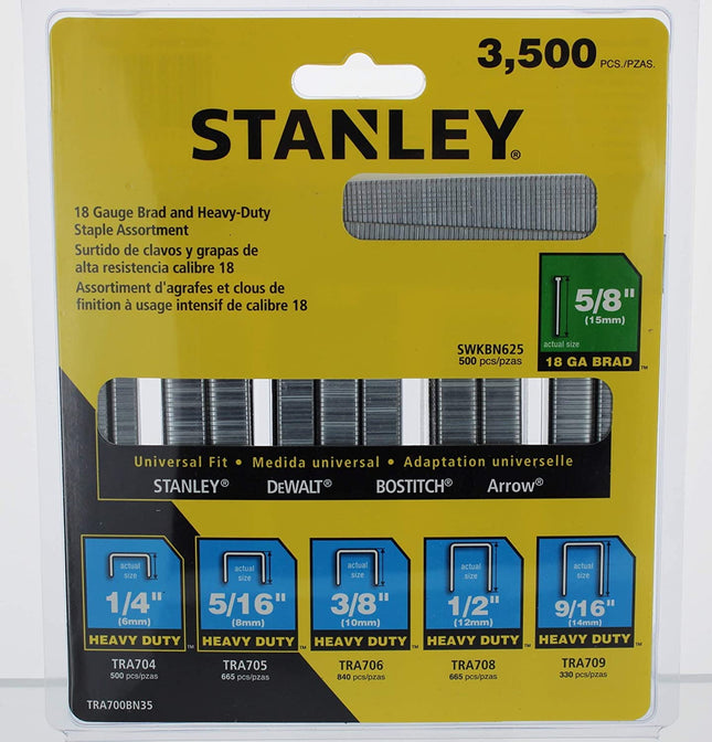 Stanley, TRA700BN35, Staple/Brad Asst, Narrow, 27/