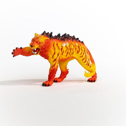 Schleich Eldrador - Lava Tiger Toy Figurine - Kids Ages 7+ | 70148