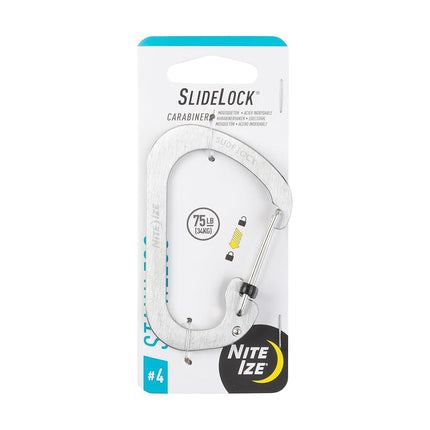 Nite Ize CSL4-11-R6 Stainless Steel Slide Lock, Si