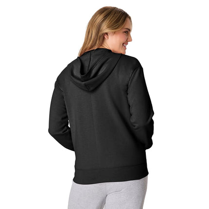 Hanes womensO4637Women's Fleece Full Zip Hood Long Sleeve Hoody - Off-White - Medium