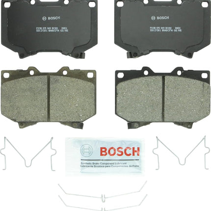 Bosch BC812 QuietCast Premium Ceramic Disc Brake Pad Set For Toyota: 2001-2002 Sequoia, 2000-2002 Tundra; Front