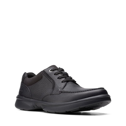 Clarks Mens Bradley Vibe, Black Tumbled, 14 Wide