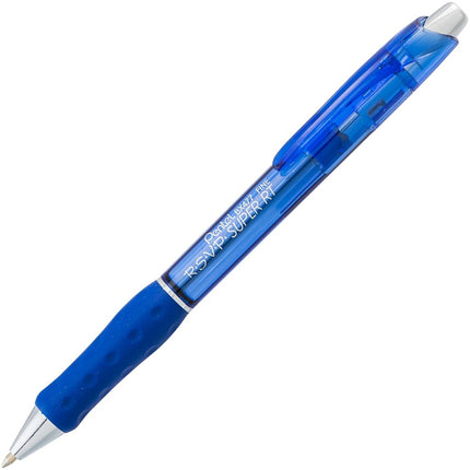 Bolígrafo Pentel RSVP Super RT, (0,7 mm) Trazo Fino, Tinta Azul, Caja de 12 (BX477-C)