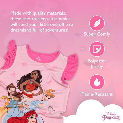 Disney Encanto Girls Nightdress Pack of 6, princess party, 6