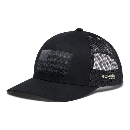 Columbia PHG Game Flag Mesh Snap Back Cap, Black, One Size