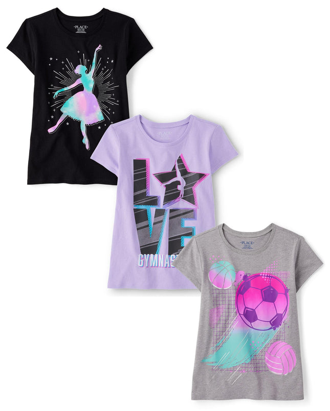 The Children's Place,Girls,Sports Short Sleeve Gra