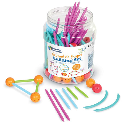 Learning Resources Geometric Shapes Building Set -